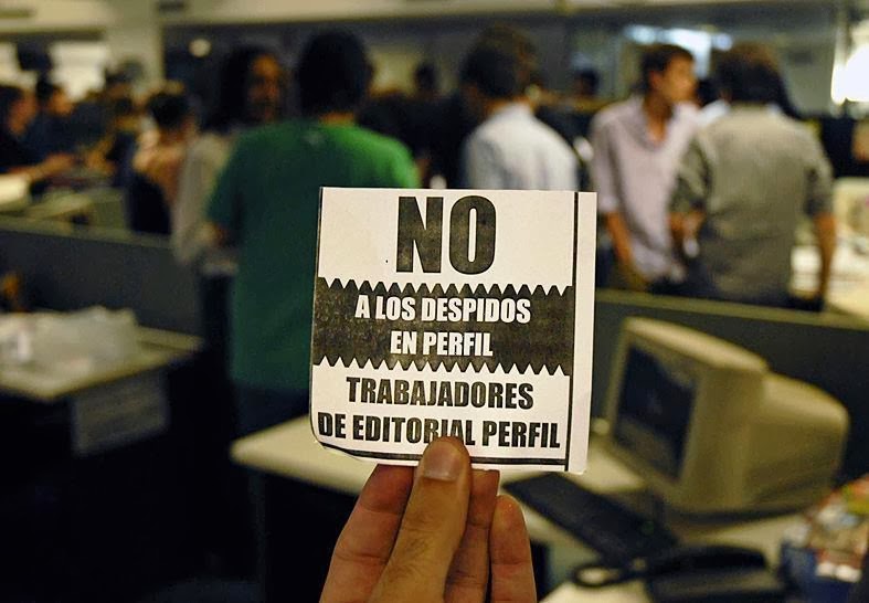 Ataques anti sindicales en Crónica, BAE y Perfil