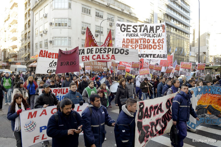 Trabajadores despedidos de Gestamp siguen en lucha por su reincorporación