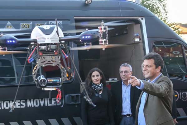 Sergio Massa, un precursor del control social con drones