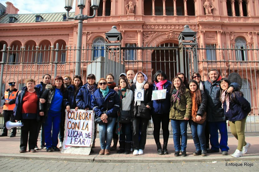 Trabajadoras y familiares de Lear participamos de la tercera jornada nacional de lucha