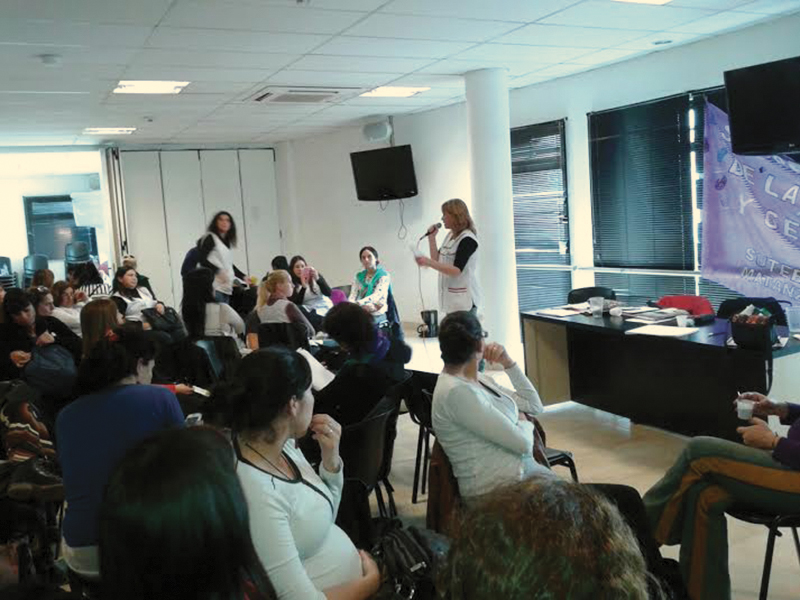 Se realizó el II preencuentro de mujeres en SUTEBA La Matanza
