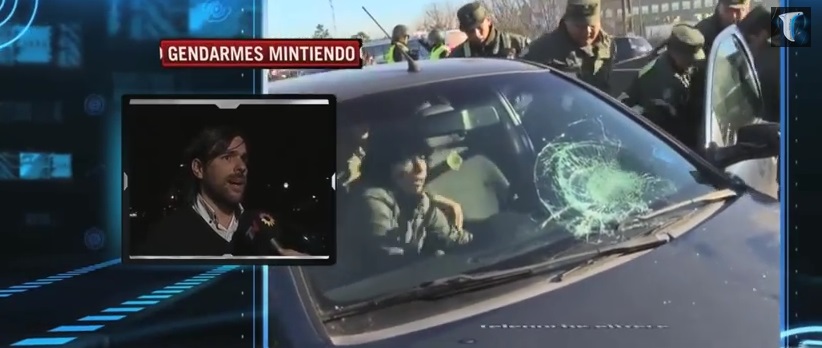 "Gendarmes mintiendo": Nicolás del Caño en Telenoche