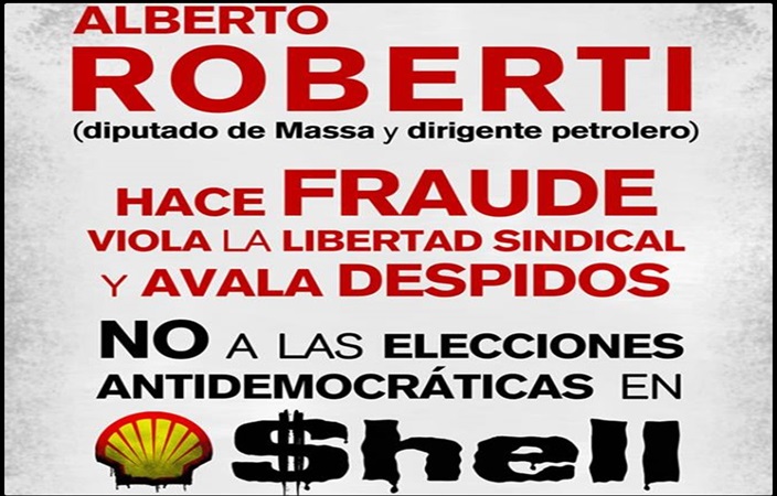 Trabajadores de Shell denuncian inminente fraude en las elecciones a Comisión Interna 