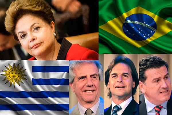 "Todo sobre las elecciones en Brasil y Uruguay"