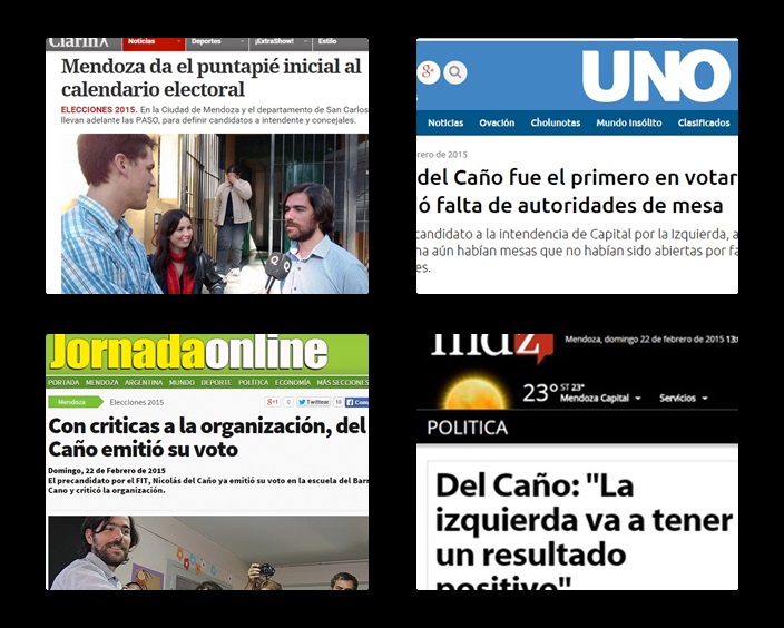 Así reflejan algunos medios la primera elección del año