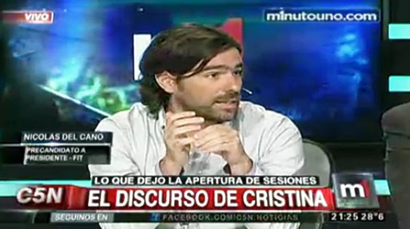 Del Caño en C5N: el análisis del discurso de Cristina