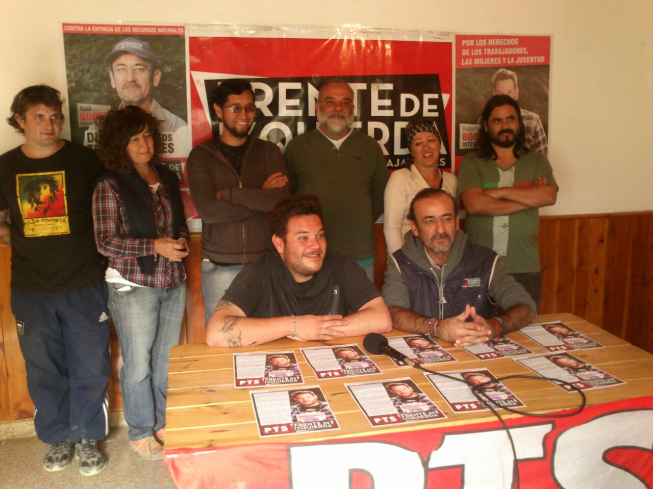 Raúl Godoy visitó Zapala para apoyar la candidatura a intendente del FIT de Roberto Bobadilla