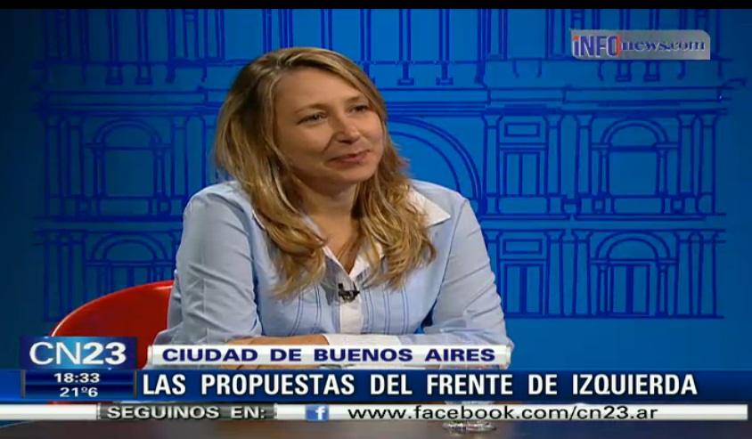 Myriam Bregman en CN23: "Somos los que defendemos a los trabajadores"