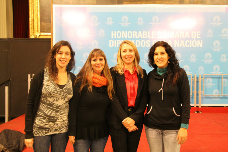Nathalia González Seligra y Alejandrina Barry acompañaron a Myriam Bregman que asumió como diputada nacional