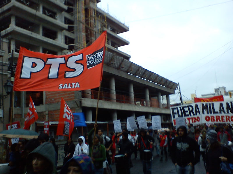 El PTS se presenta por primera vez en Salta
