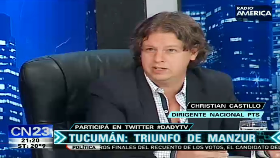 Christian Castillo en CN23: “La izquierda va a fortalecer su bancada legislativa”