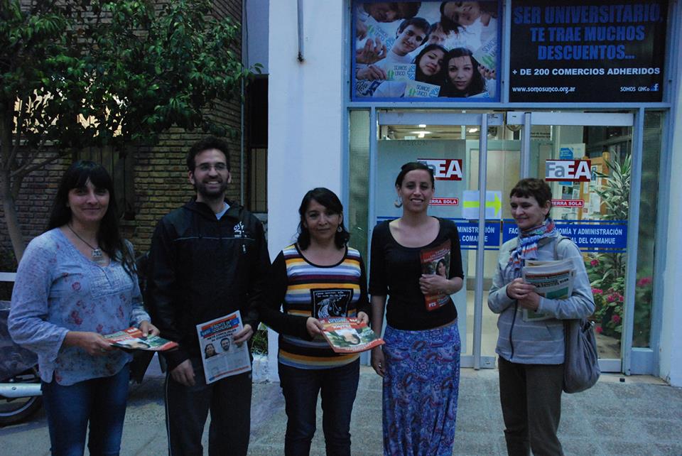 Graciela Frañol recorrió la Universidad del Comahue y propuso un boleto educativo gratuito