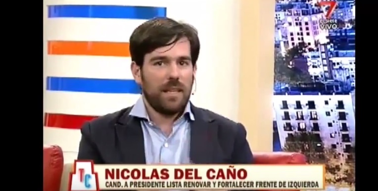 Nicolás del Caño en Canal 7 de Mendoza