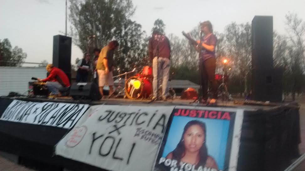 Se realizó el festival solidario para exigir justicia por Yolanda Mamani
