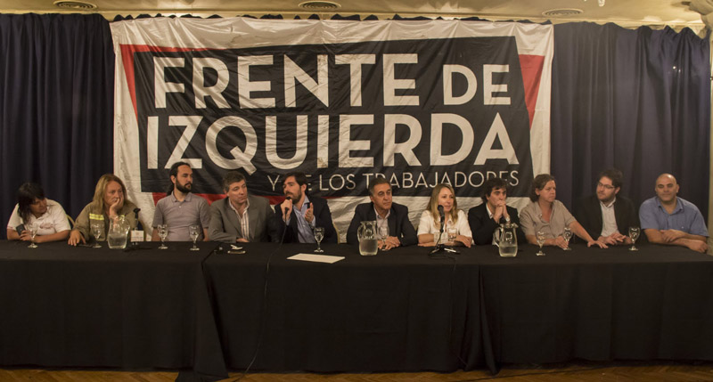Balotaje: en conferencia de prensa el Frente de Izquierda llamó a votar en blanco o nulo