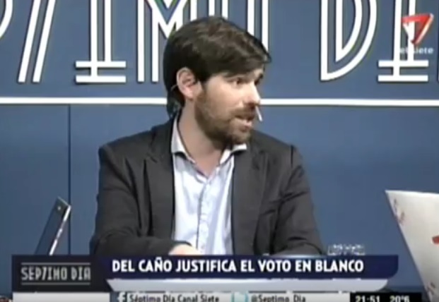 Del Caño explicó el voto en blanco en la TV mendocina