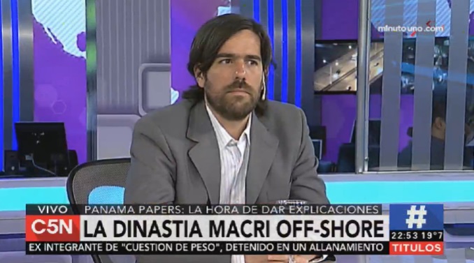 Del Caño en C5N: “Macri debe dar respuestas. El clan tiene práctica permanente de evasión”
