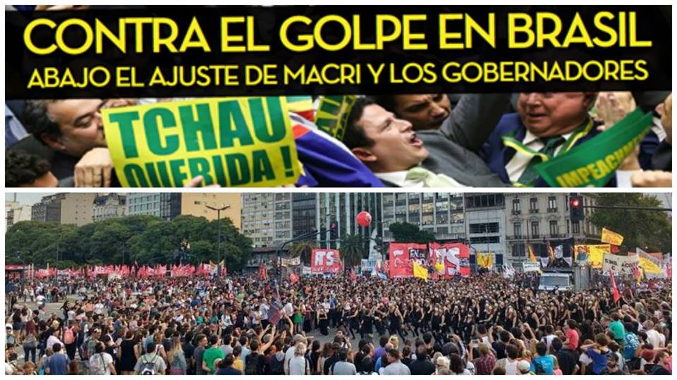La izquierda hará Jornada Cultural contra el golpe de Brasil por el Día Internacional de los trabajadores