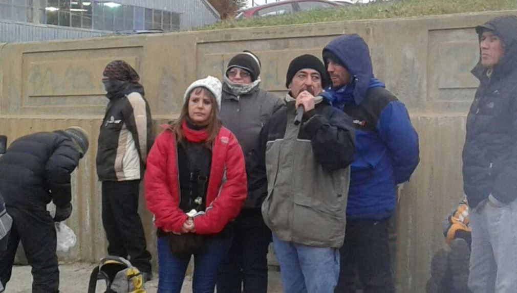 Desde Tierra del Fuego el Frente de Izquierda denunció la grave situación de los trabajadores detenidos