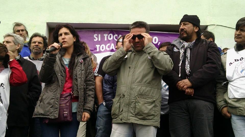 Referente del SUTEBA repudia la represión en Tierra del Fuego 