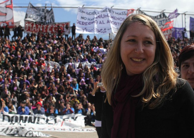 Rosario: conferencia de prensa de la diputada nacional Myriam Bregman 