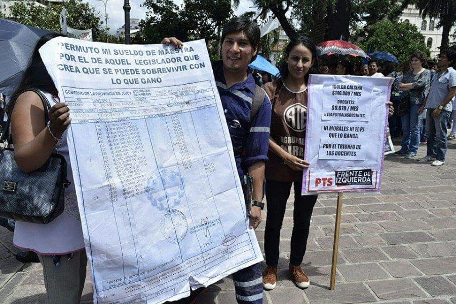 “Defendemos los derechos de los docentes de Jujuy”