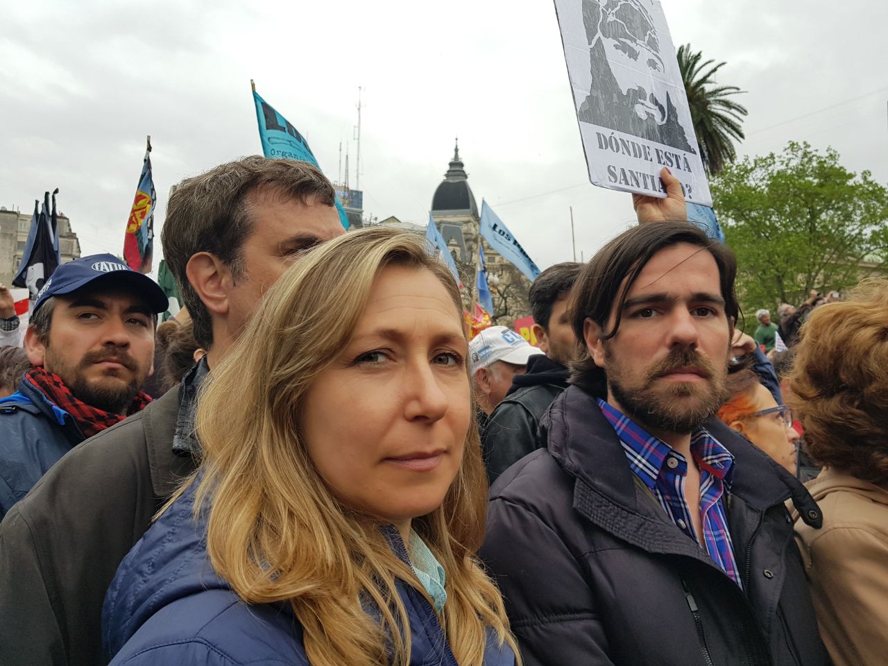 Dos meses sin Santiago: Del Caño y Bregman se sumaron al reclamo en Plaza de Mayo