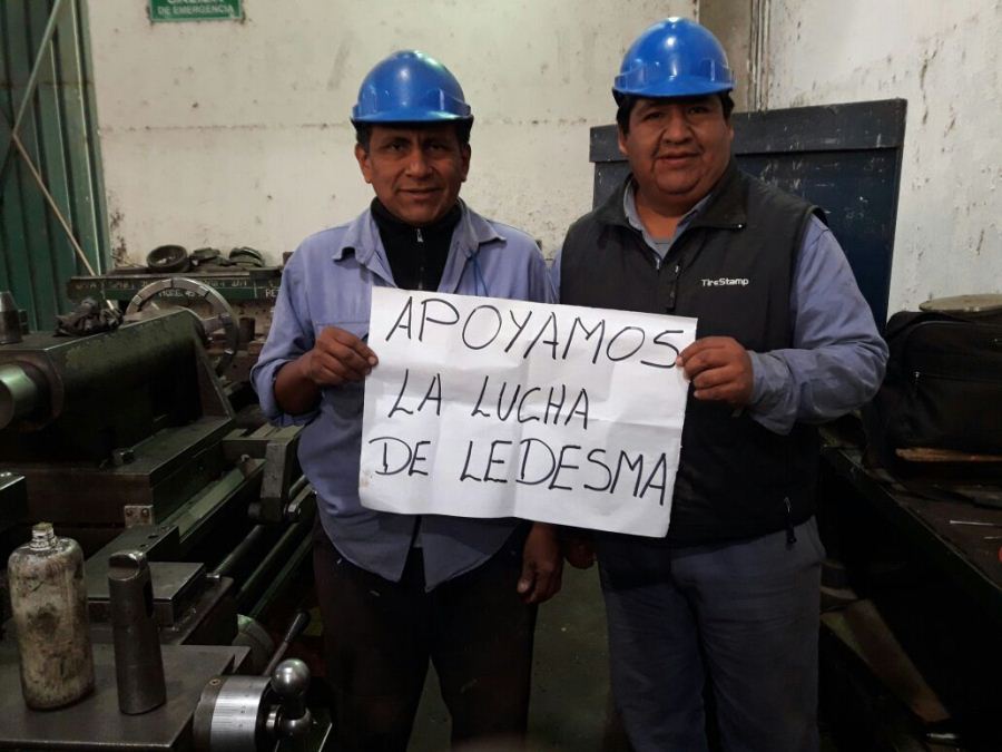 Julio Mamani: "Es imperante el apoyo a la lucha de los trabajadores del Ingenio Ledesma"