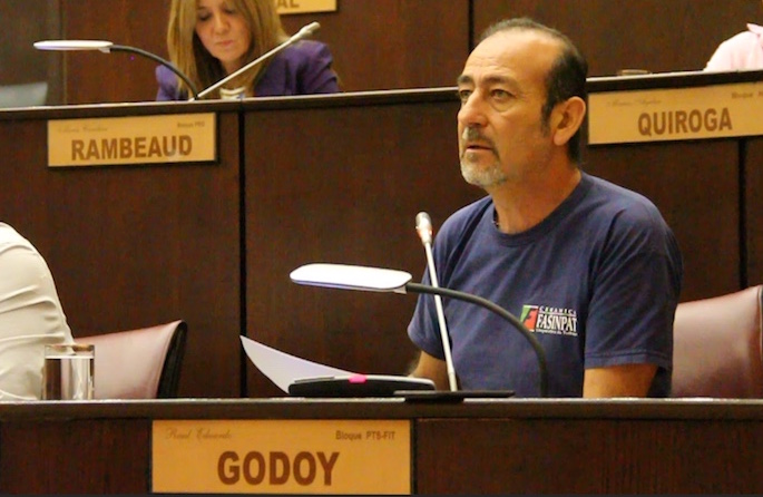 Raúl Godoy: “Todo ataque a las libertades democráticas siempre, es contra el pueblo trabajador”