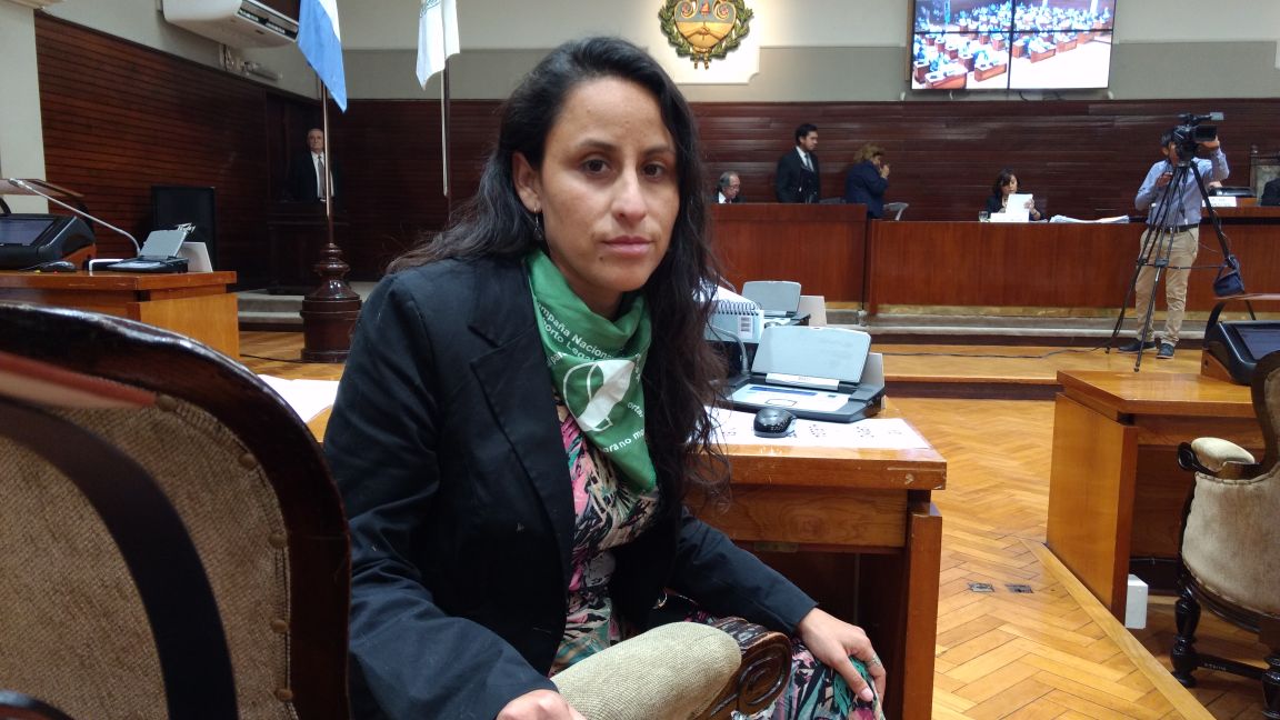 "Sapag pegó el faltazo a la legislatura para no hablar de aborto y femicidios en Jujuy" afirmó Natalia Morales