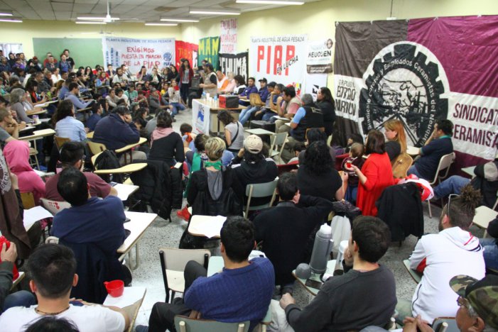 Multitudinaria asamblea en defensa del Astillero Río Santiago, la PIAP y las gestiones obreras