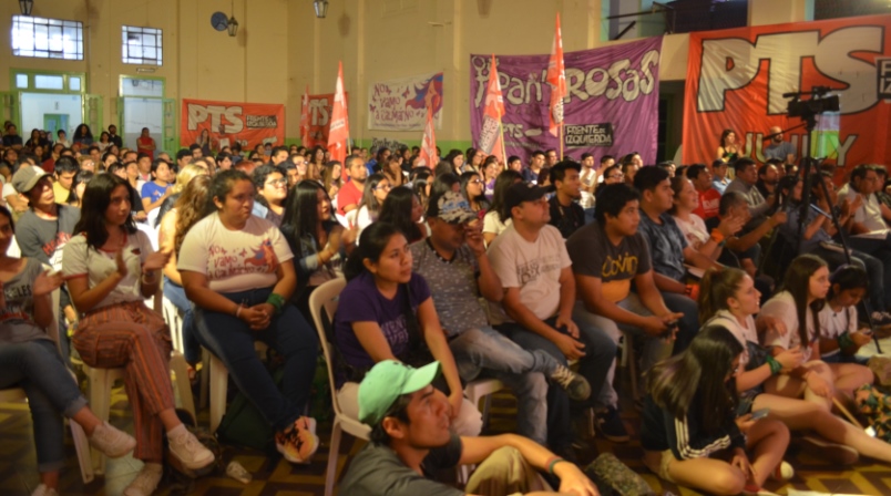 Jujuy: el PTS colmó la Sociedad Obrera y llamó a “construir un partido unificado de la izquierda anticapitalista”