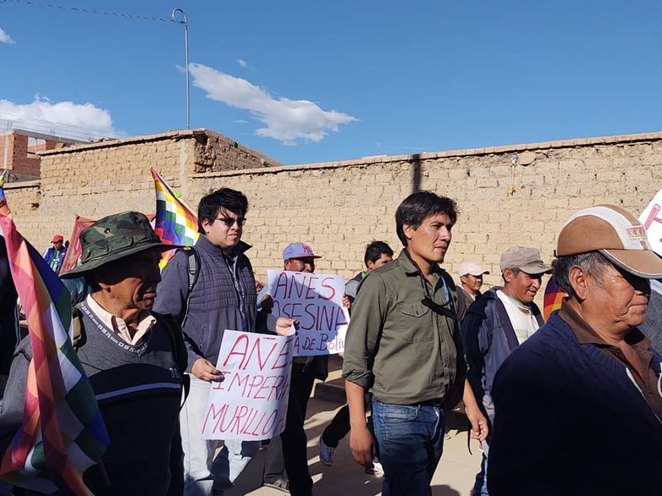Alejandro Vilca viajó a Bolivia a acompañar la resistencia contra el golpe