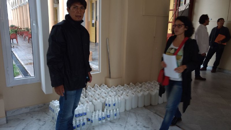 Diputados del PTS-Frente de Izquierda donaron insumos al Hospital San Roque