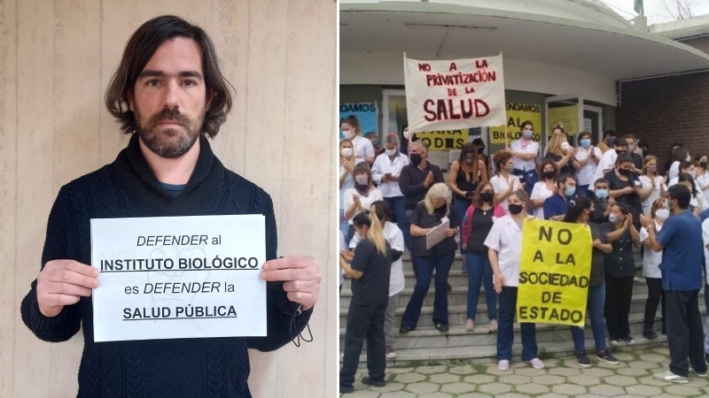 Nicolás del Caño en La Plata: "Kicillof busca hacer negocios con el Instituto Biológico, hay que defenderlo"