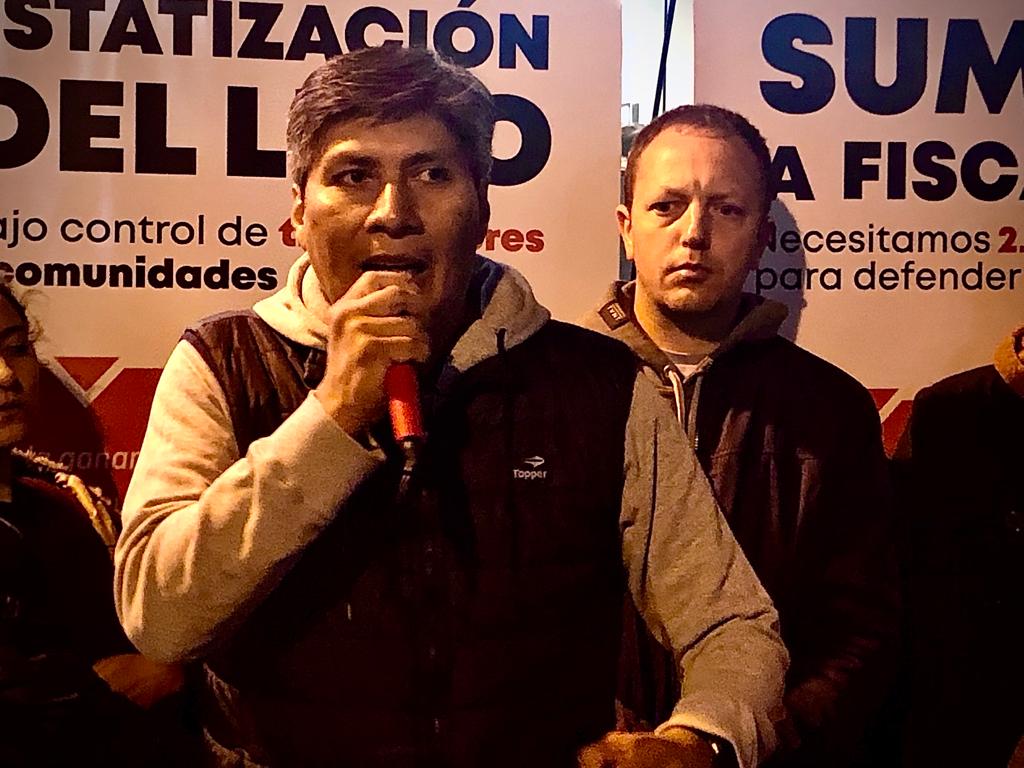 Alejandro Vilca: “Lo que está en juego en estas elecciones son dos proyectos de provincia”