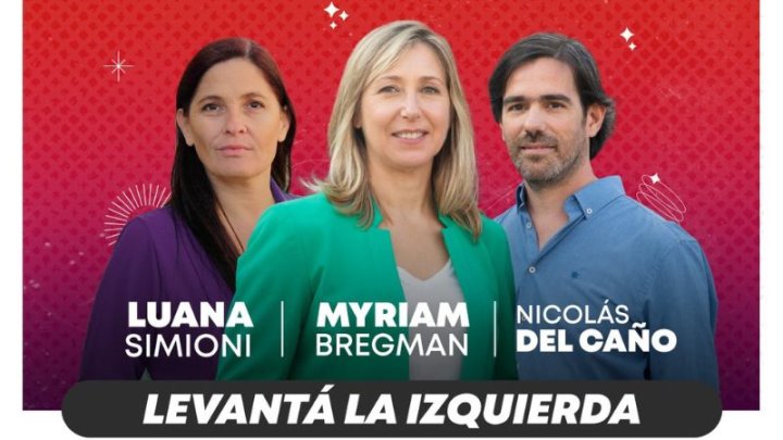Myriam Bregman, Nicolás del Caño y Luana Simioni cierran la campaña en 7 y 50