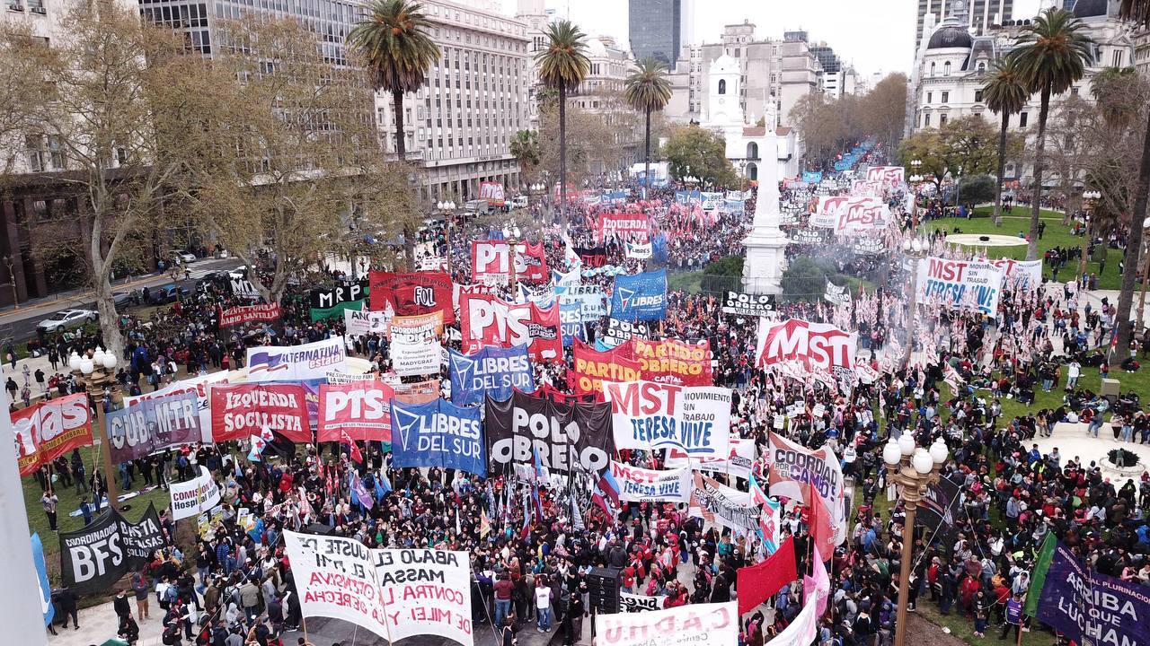 La izquierda junto a las asambleas harán un acto en Plaza de Mayo
