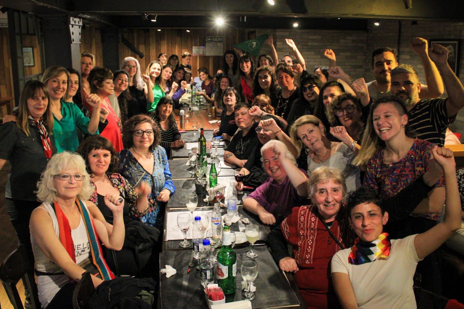 Gran encuentro de feministas y activistas de la diversidad sexual en apoyo a las candidaturas de Myriam Bregman y Andrea D'Atri
