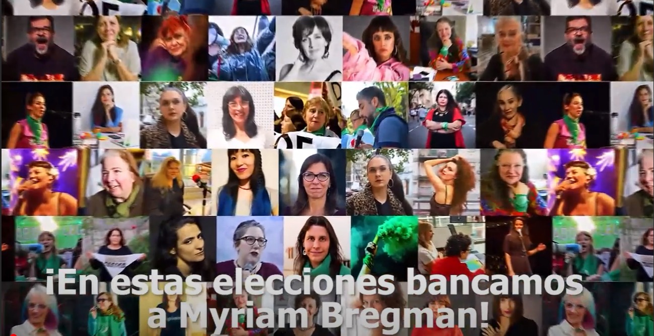 Feministas, artistas y referentes de derechos humanos llaman a apoyar la candidatura de Myriam Bregman 