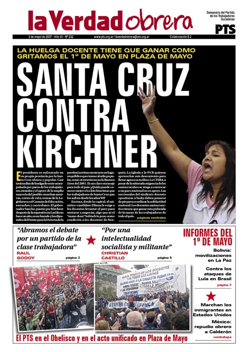 El doble discurso de Kirchner termina en represión