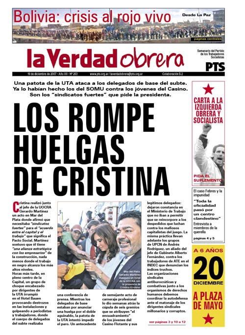 “La que nos ataca es la Prefectura de Febres”