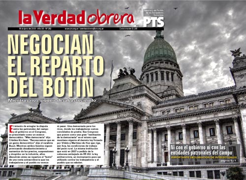 Aporte a la campaña financiera del PTS