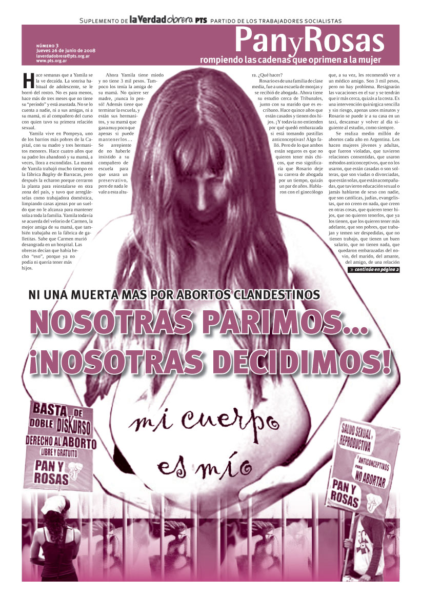 Nosotras parimos…¡nosotras decidimos!