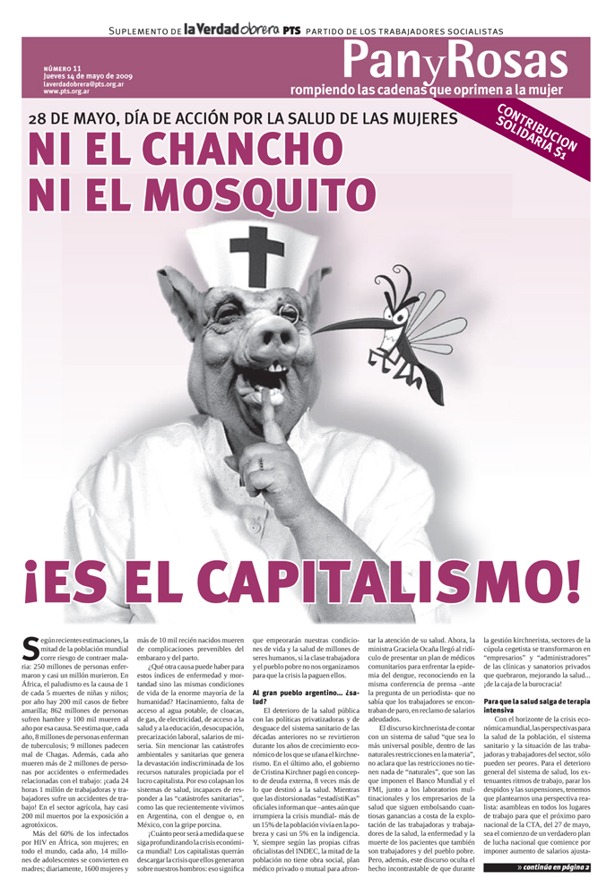 Las mujeres estamos de pie: ¡que la crisis la paguen los capitalistas!