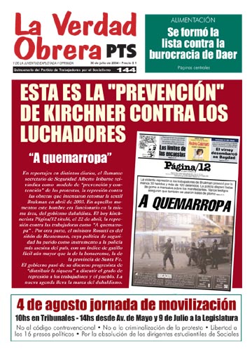 La Verdad Obrera Nro. 144