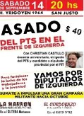 SaB 14/9 :: Asado del PTS en el FIT con Christian Castillo en La Matanza