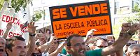 Madrid: miles de docentes en huelga contra los recortes