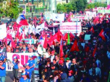 Importante marcha contra el gobierno de Piñera