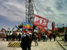 Raúl Godoy participó de la caravana contra el fracking, el saqueo y la contaminación